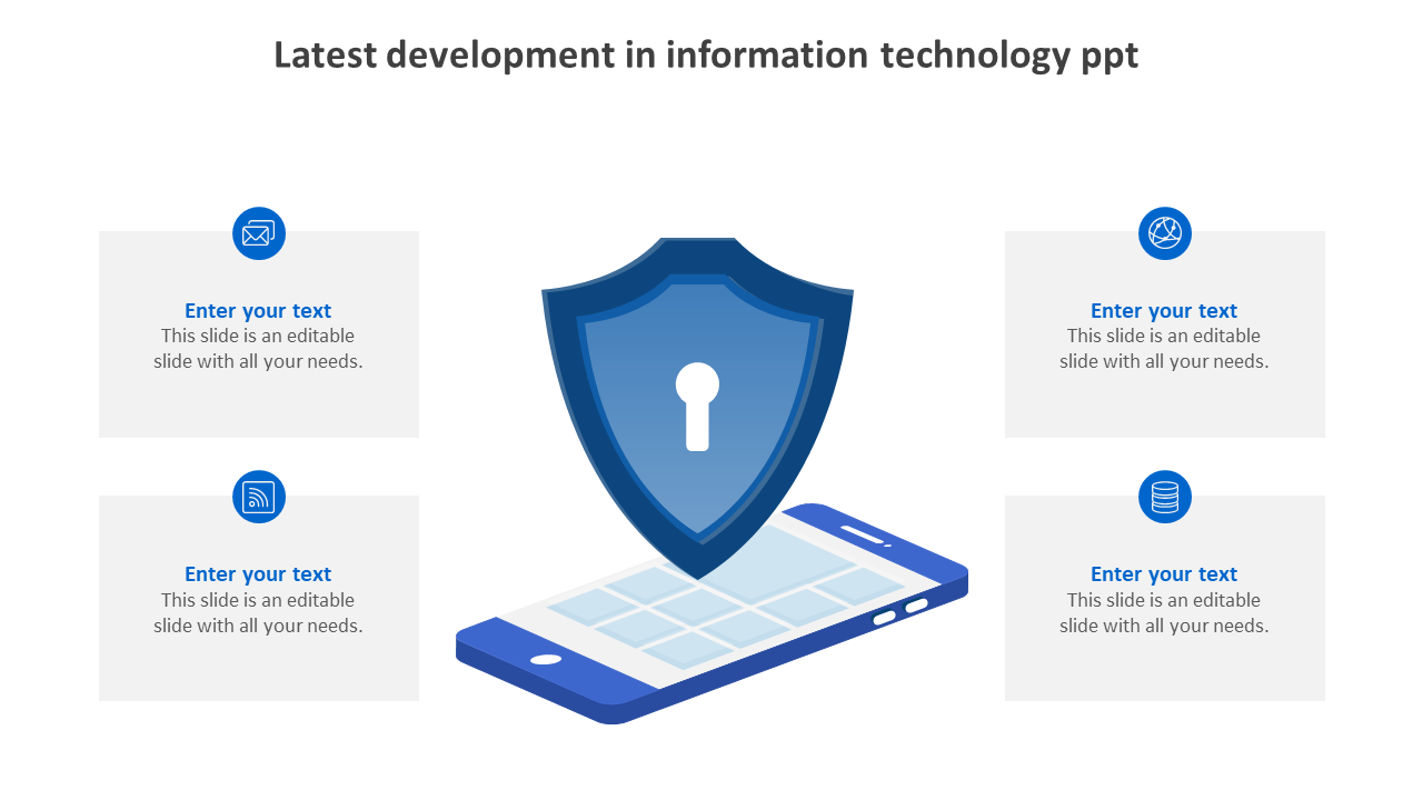 latest development in information technology ppt-blue